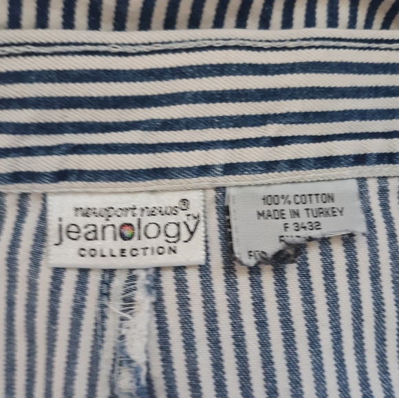 Newport news vtg pinstripe shorts 34   *8 - Picture 4 of 4